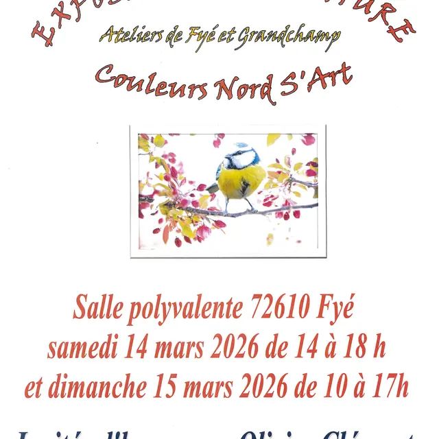 Expo Couleurs Nord S'Art mars 2026