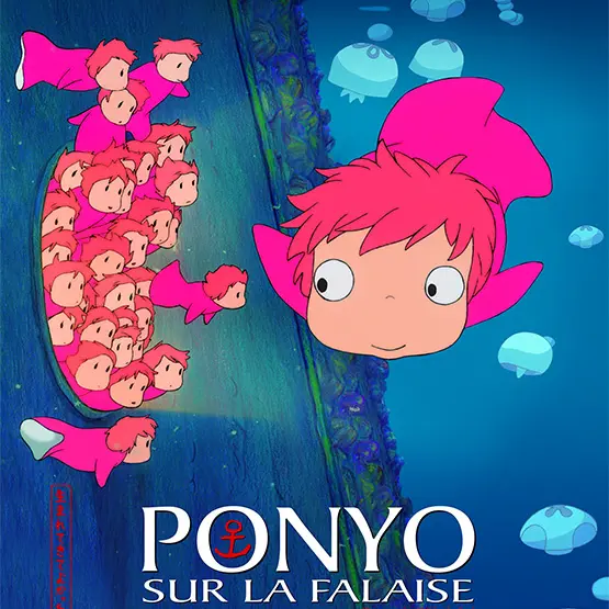 Film Ponyo sur la falaise
