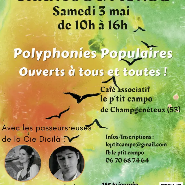 Stage de chants du monde