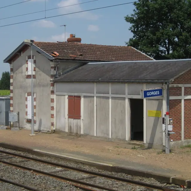 Ancienne gare de Gorges à la Gohardière.