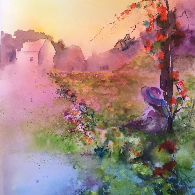 Rêverie à l'aquarelle