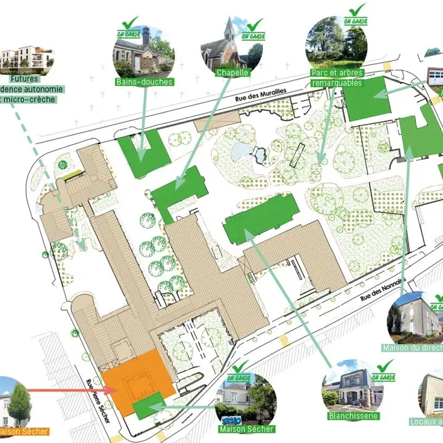 Loroux Parc ancien hopital