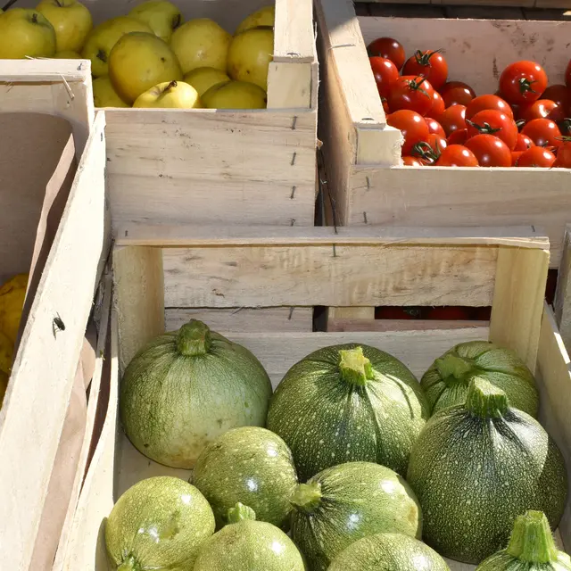 Marché-fruits et légumes