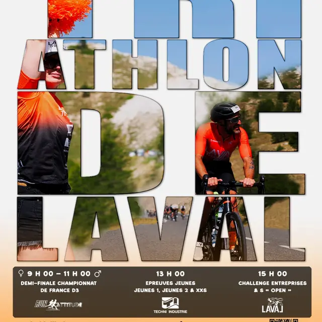 Affiche triathlon Laval