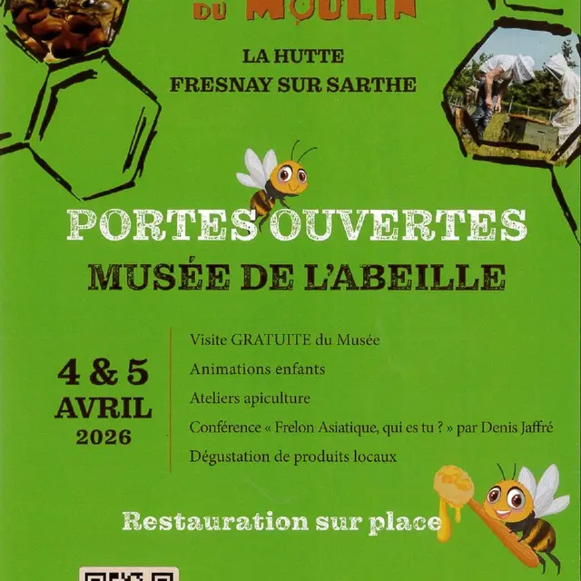 Portes ouvertes Musée de l'Abeille 4-5 04 2026