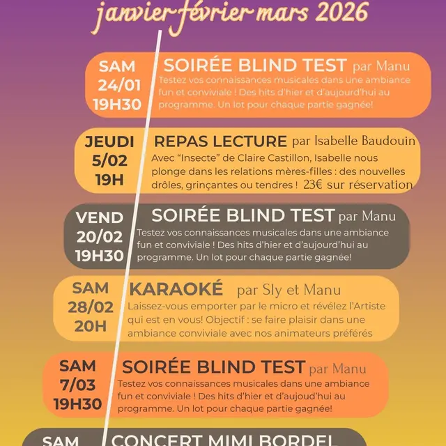 Flyer Programme Evénements Moderne Vert et Beige  - 1