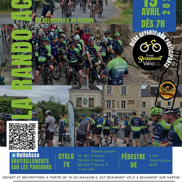 Randos pédestre et cyclo beaumont 19 04