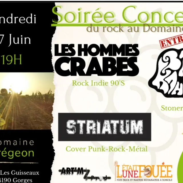 Soirée Rock Domaine Brégeon