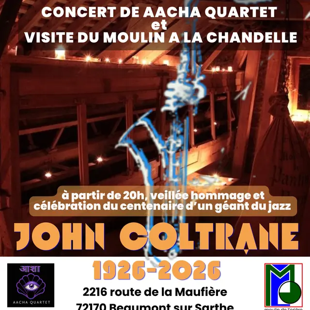 Soirée jazz et visite à la bougie Moulin de l'Orière 9 05