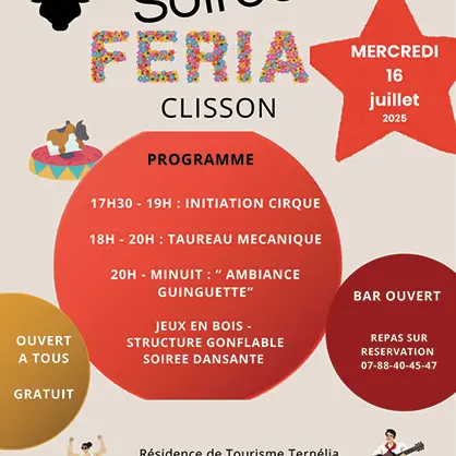 Soirée féria Affiches