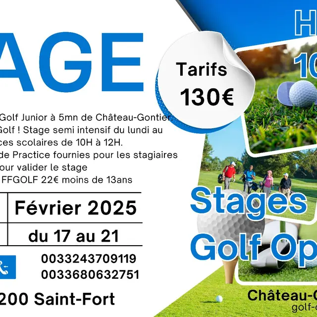 Stage golf open sport