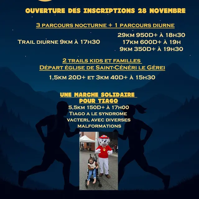 Trail nocturne des Alpes Mancelles 28 02