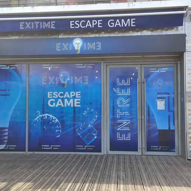 Vitrine EXITIME Escape Game Saint-Nazaire