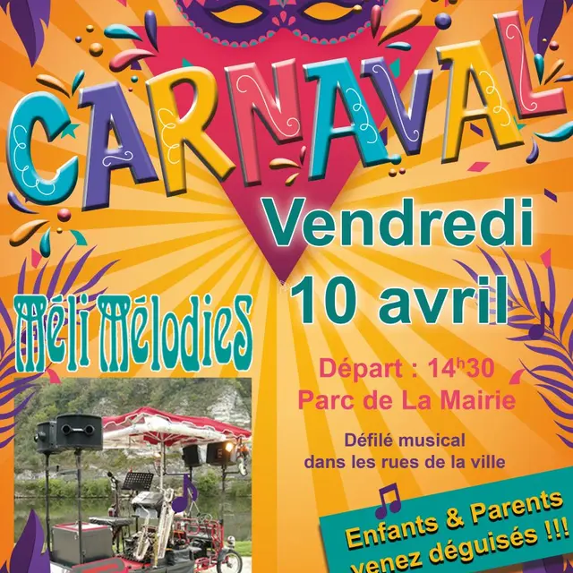 affiche-carnaval- La Châtaigneraie - 85