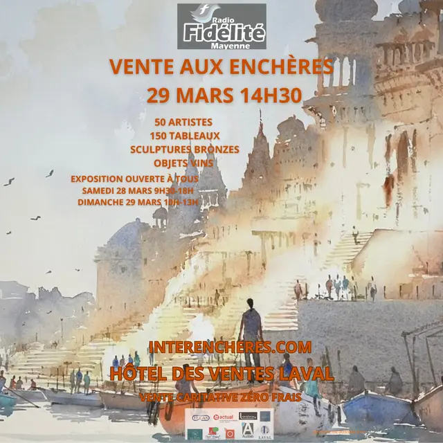vente aux enchères 29 mars 14h30