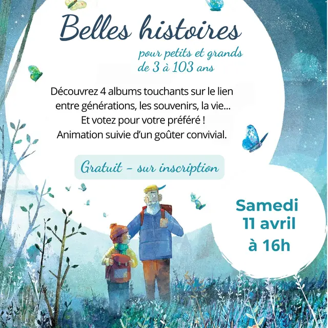 Belles histoires - heure du conte à la Vendéthèque de La Châtaigneraie