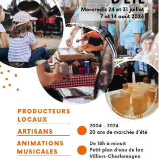 marché d'été villiers charlemagne