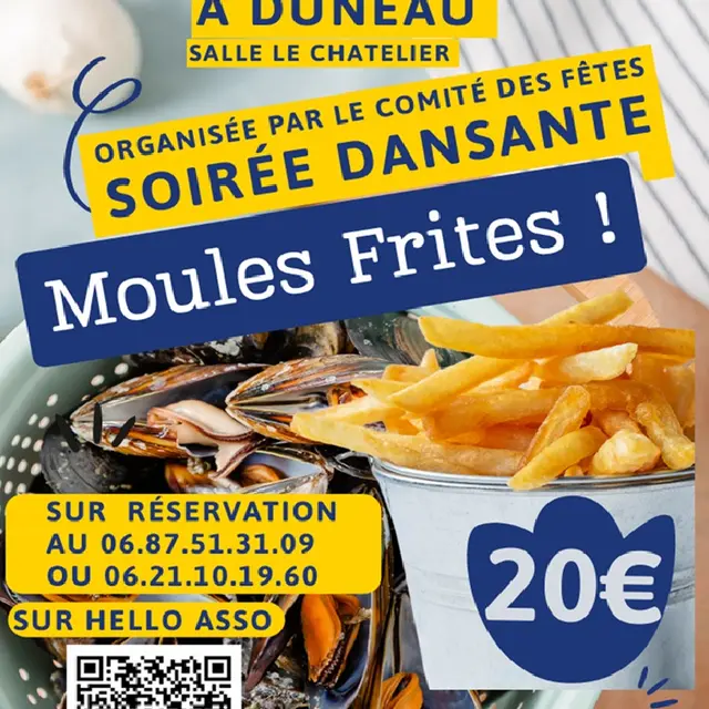 Soirée dansante et moules frites