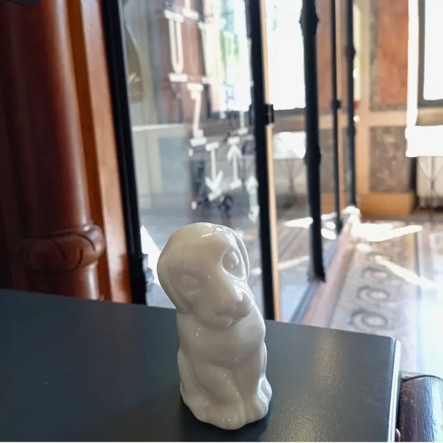 Le chien Porcelaine et son mini musée