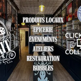 Produits Locaux et fermier, épicerie, restauration & bubble