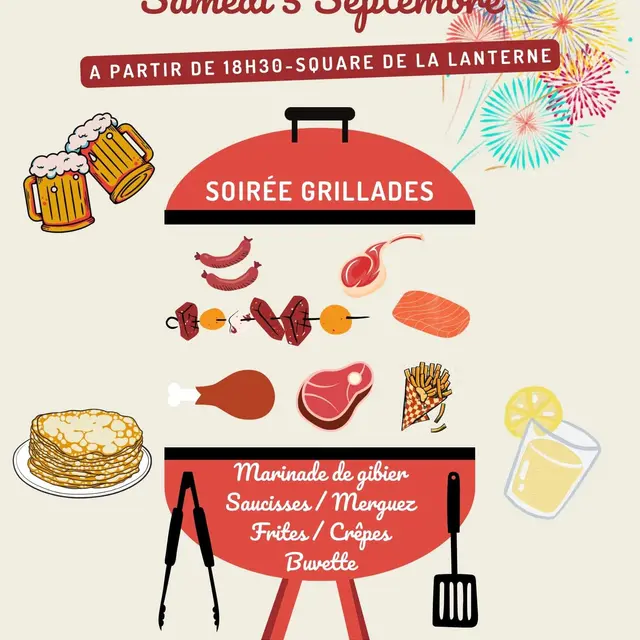 Soirée Grillades RANCON - 5 septembre 2026