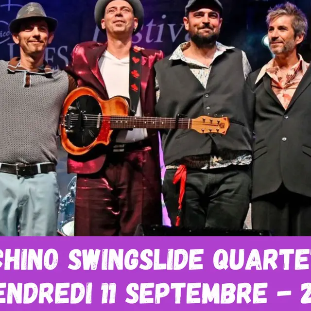 Chino Swingslide Quartet en concert