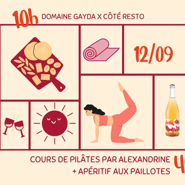 Pilâtes et Apéritif - Domaine Gayda