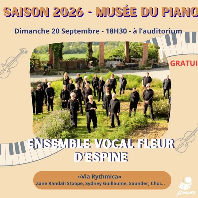 JEP 2026 - SAISON MUSICALE À L'AUDITORIUM - FLEUR D'ESPINE
