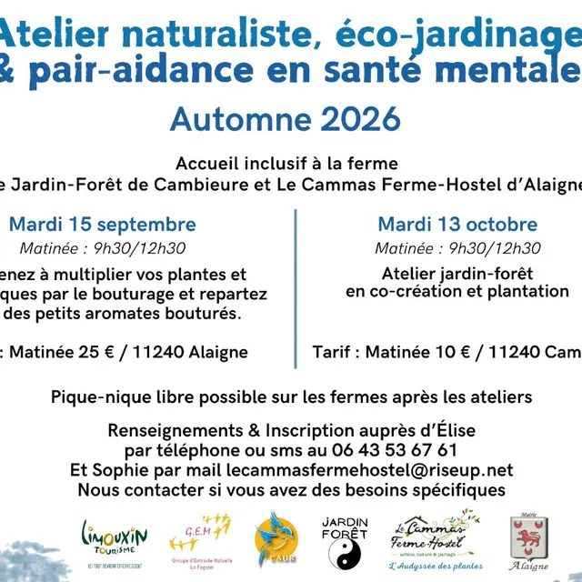 Atelier bouturage