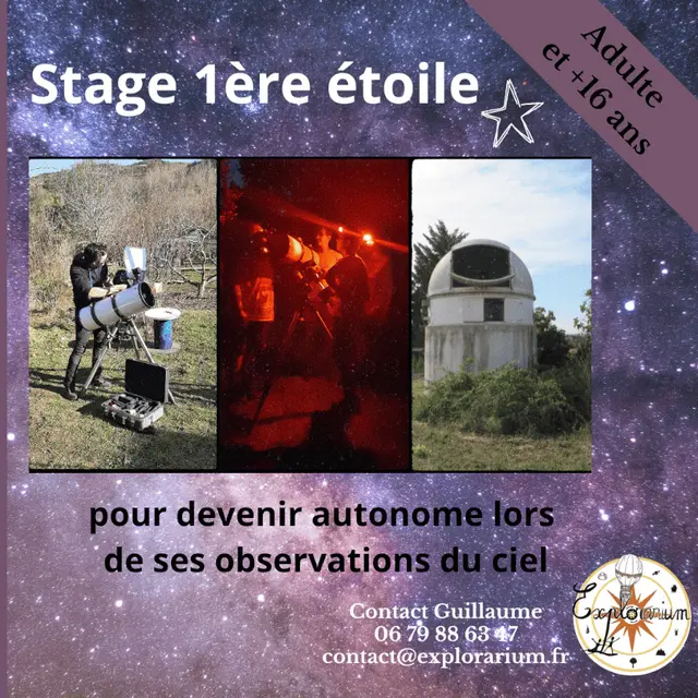 Formation Astronomie 1er étoile