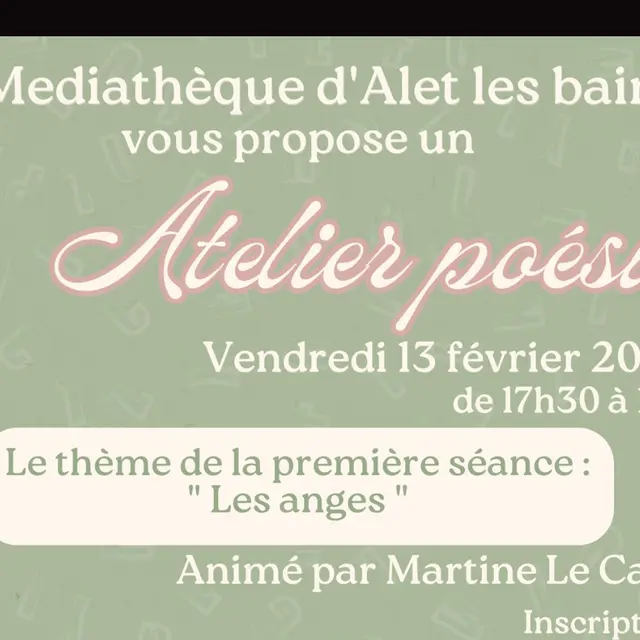 Atelier poésie