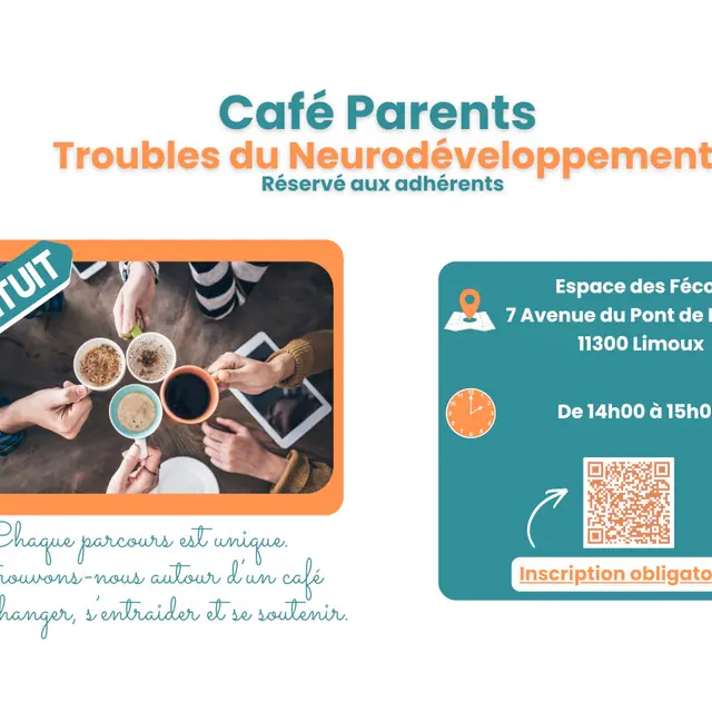 Cafés Parents Troubles du Neurodéveloppement