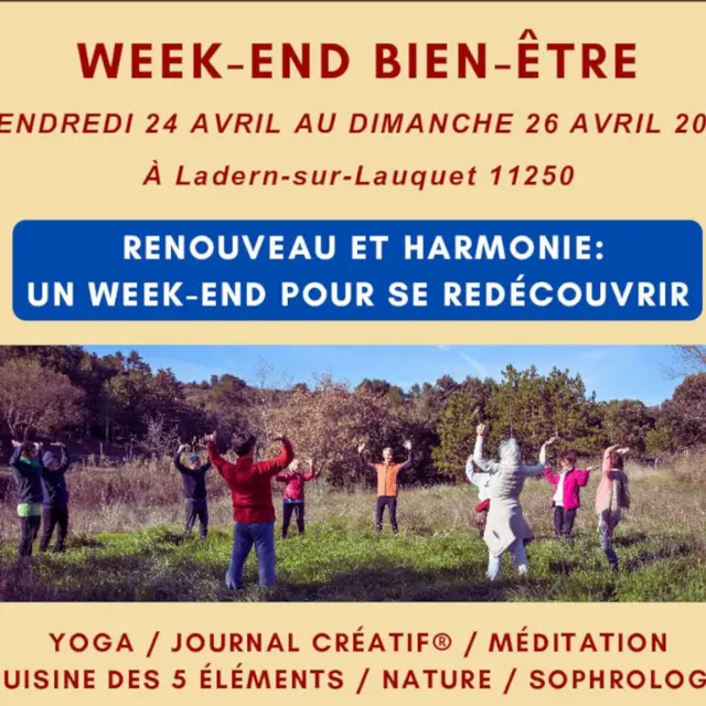 WEEK-END BIEN- ÊTRE AVEC DELPHINE ET YAOR