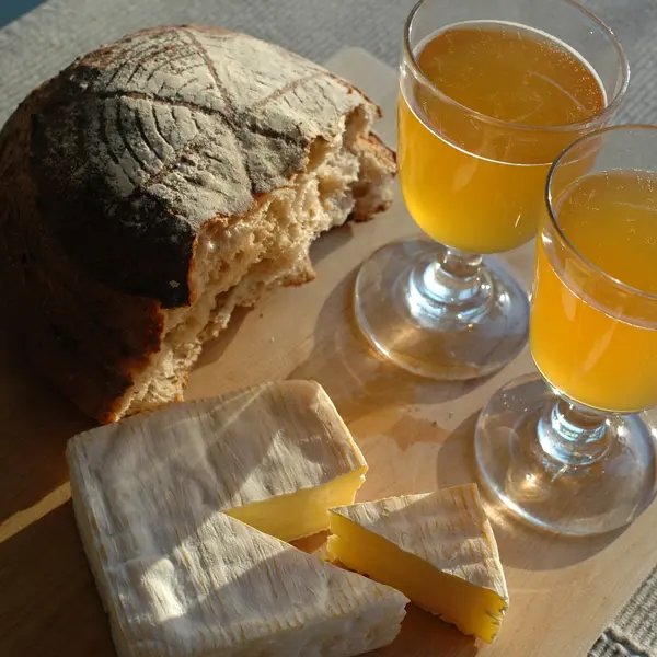 Cidre et fromage de Normandie