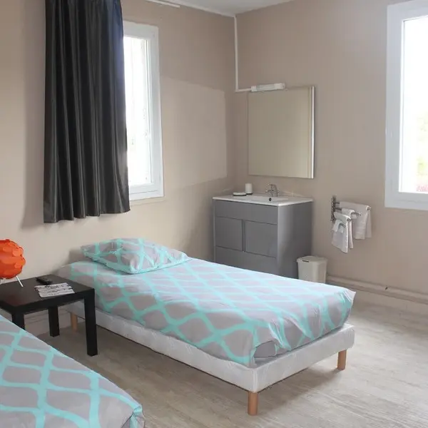Hôtel Le Bellevue à Lisieux Chambre twin