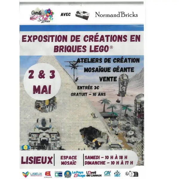 Exposition de créations en brique Légo®