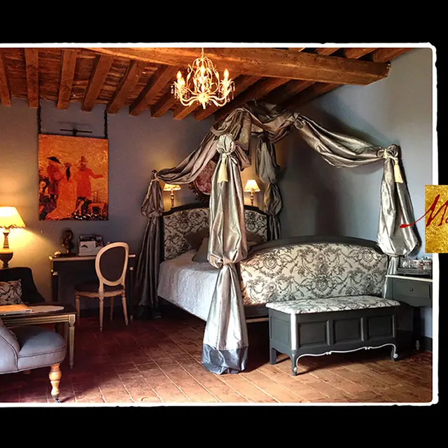 Manoir de Livet / Saint Germain de Livet - Chambre