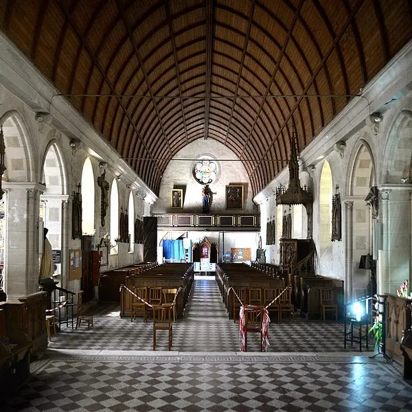 Nef depuis le chœur - Eglise Saint-Germain - Fervaques