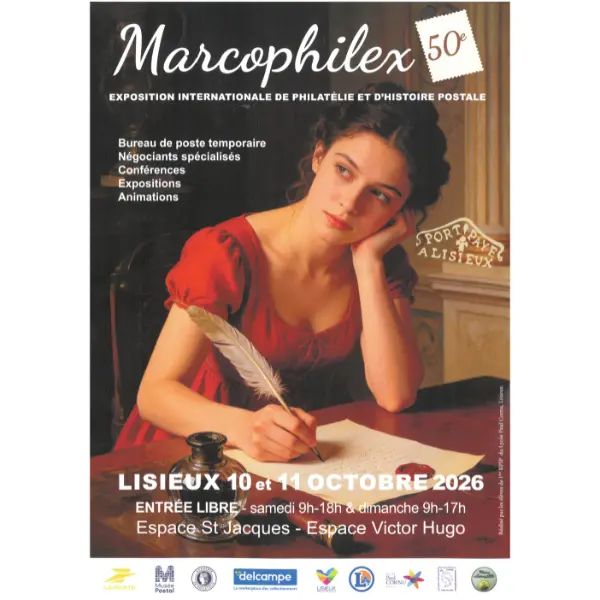 Affiche exposition 5àe Marcophilex