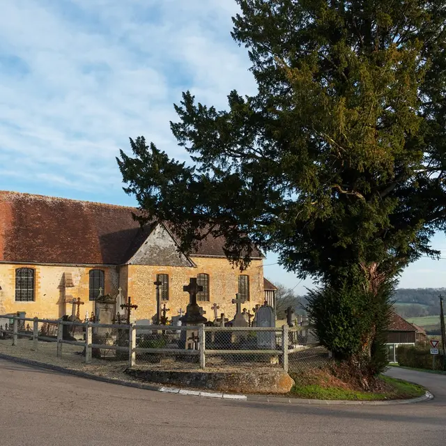 ÉGLISE SAINT GEORGES & SAINT FIRMIN - SAINT-GEORGES-EN-AUGE Extérieur