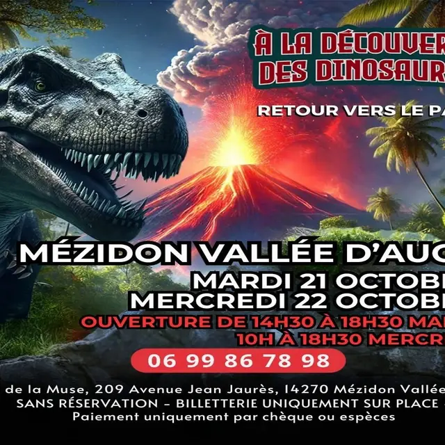 TS affiche dinosaures 21 oct 2025