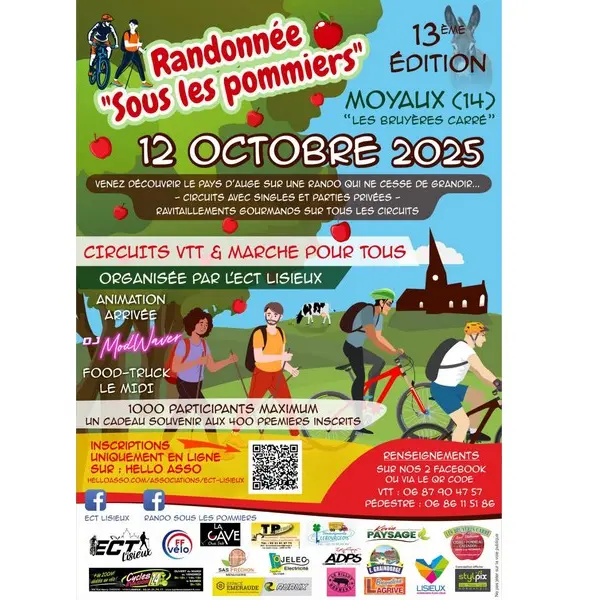 randonnée sous les pommiers