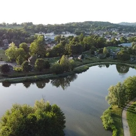 Objat - Vue aérienne