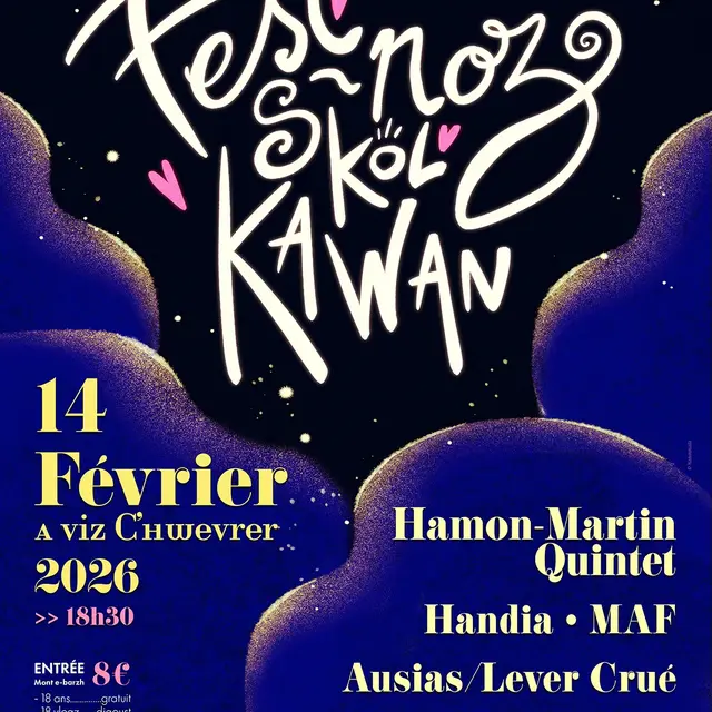 Affiche Fest Noz 14.02.2026