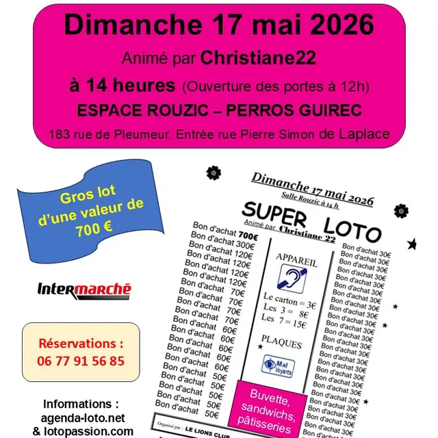 Affiche Loto A4 - V4