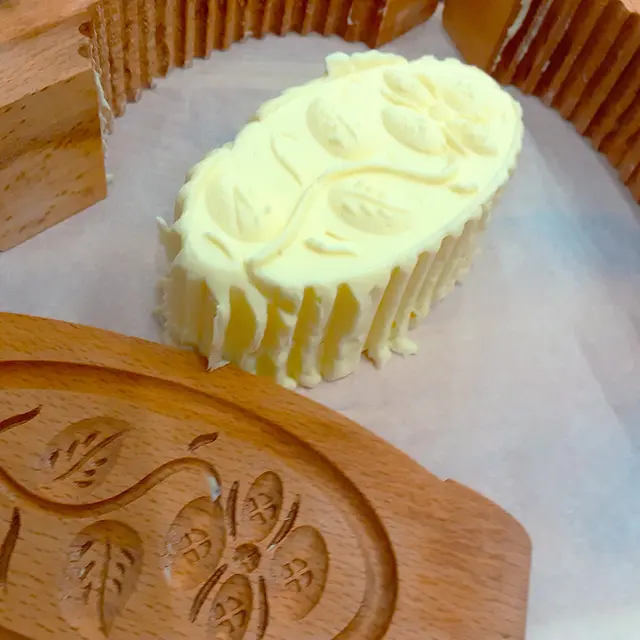 Le moulage du beurre