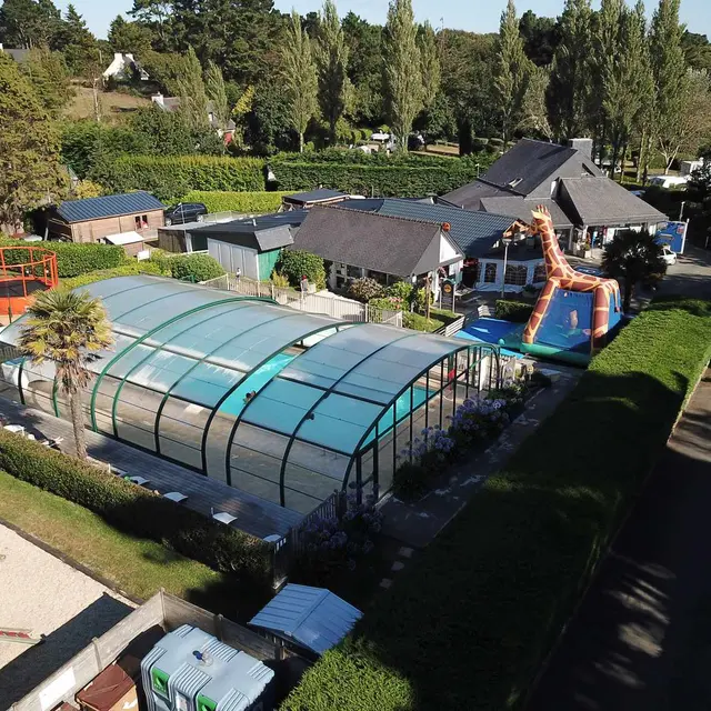 Camping Les Capucines vu du ciel
