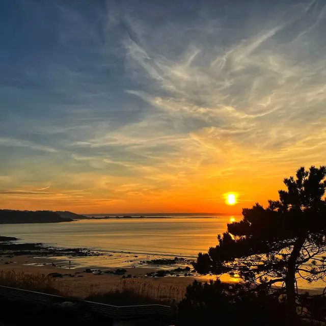 Coucher-de-soleil-a-Beg-Leguer-Lannion