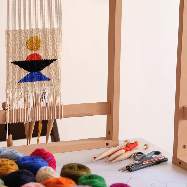 Stage de tissage de tapisserie