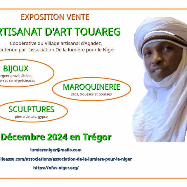 Exposition-vente d'artisanat d'art Touareg